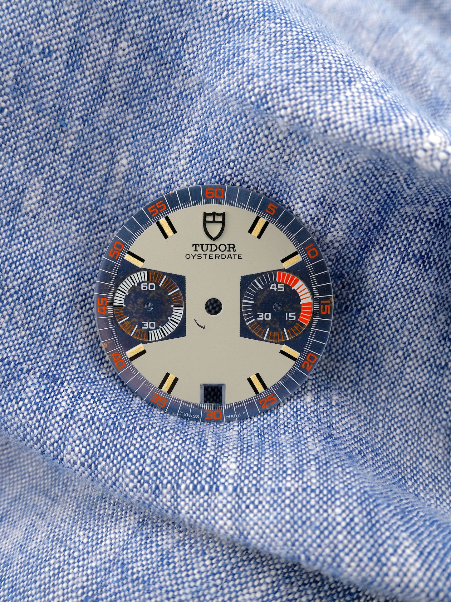 Tudor "Tropical faded Dial" blue-violet for Monte Carlo 7149 | 7159 | 7169 Tritium