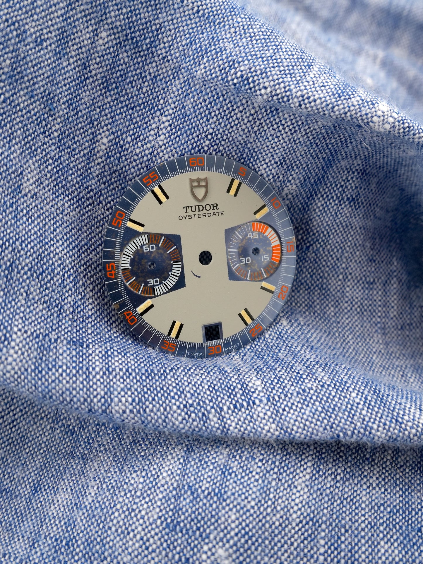 Tudor "Tropical faded Dial" blue-violet for Monte Carlo 7149 | 7159 | 7169 Tritium