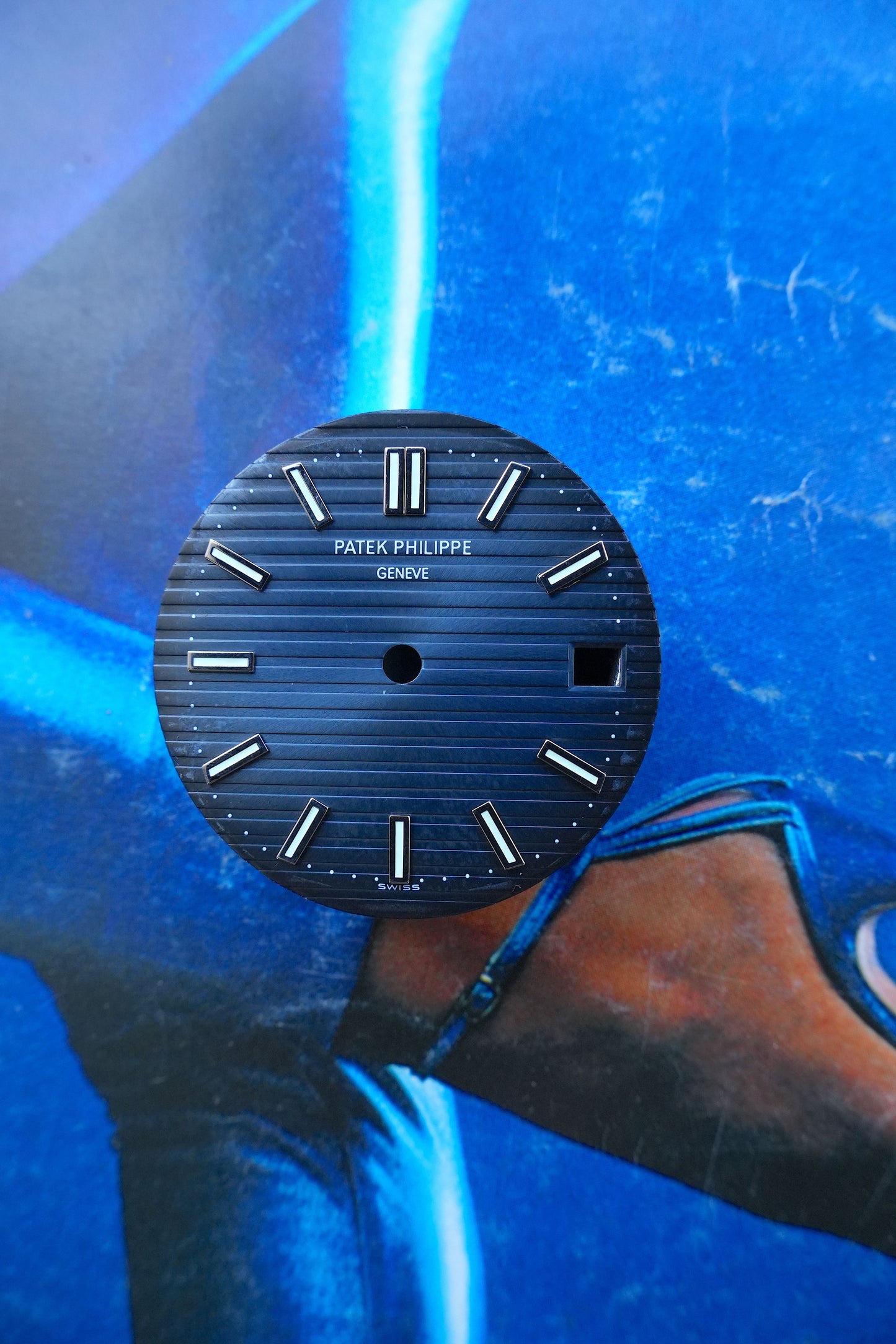 Patek Philippe blaues Zifferblatt für Nautilus 5711