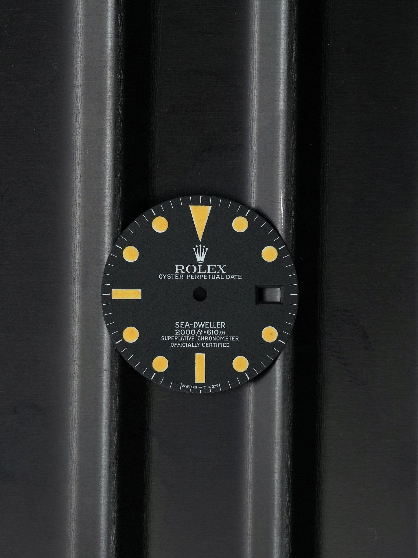 Rolex dial matt for Sea-Dweller 1665 Tritium Pumpkin Patina