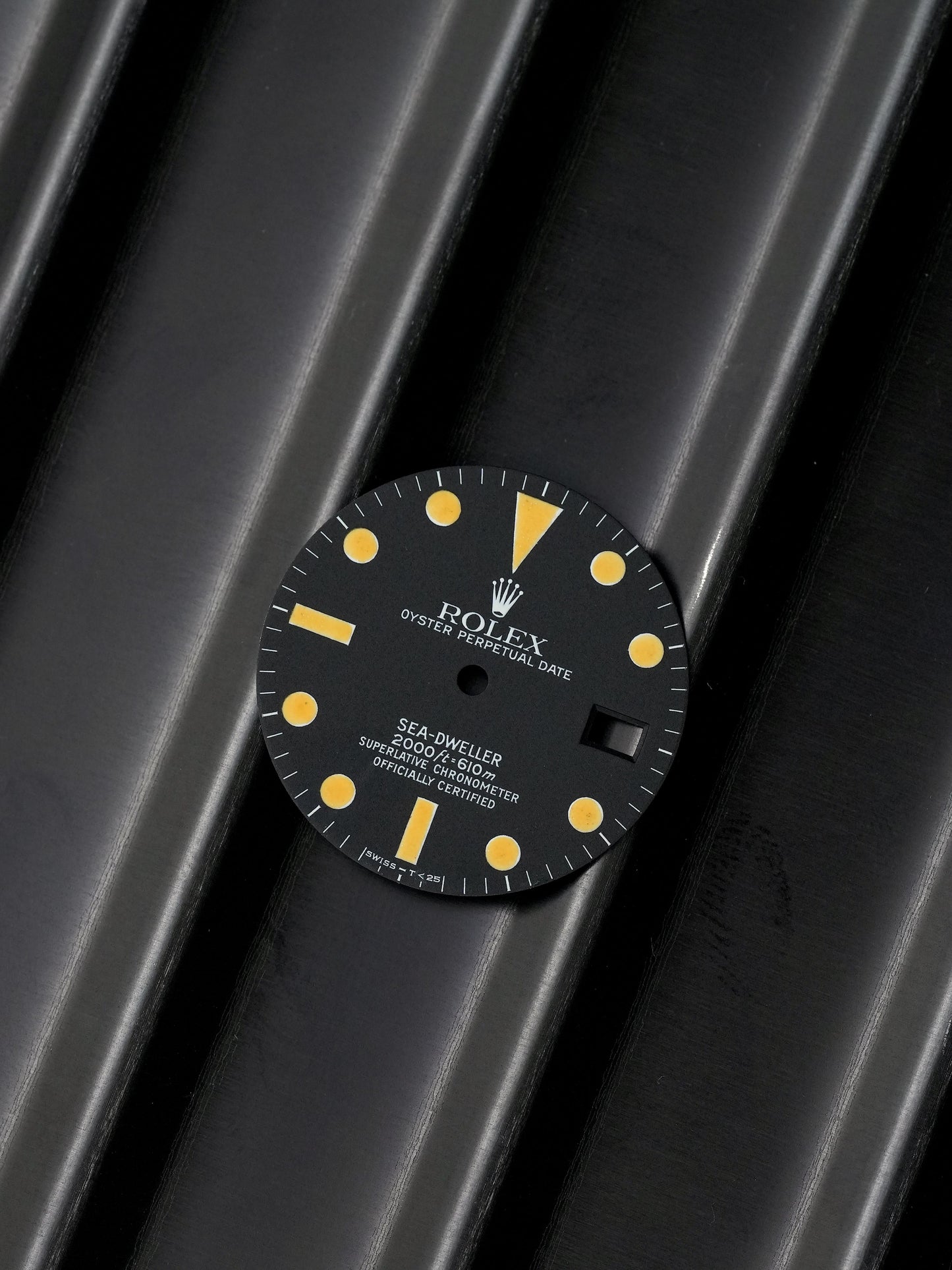 Rolex dial matt for Sea-Dweller 1665 Tritium Pumpkin Patina