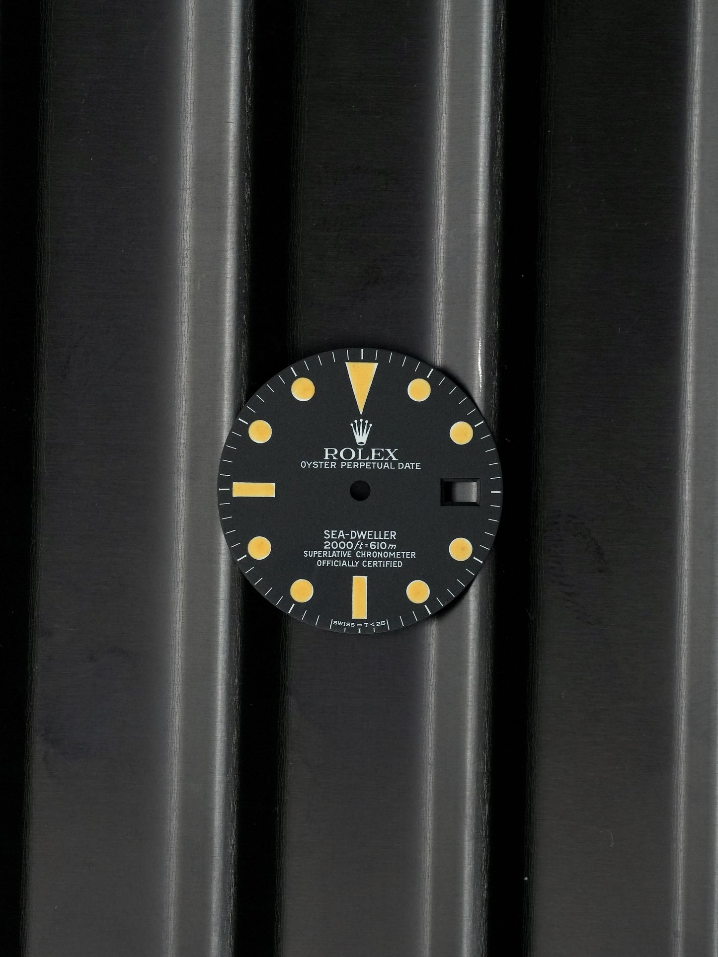 Rolex dial matt for Sea-Dweller 1665 Tritium Pumpkin Patina