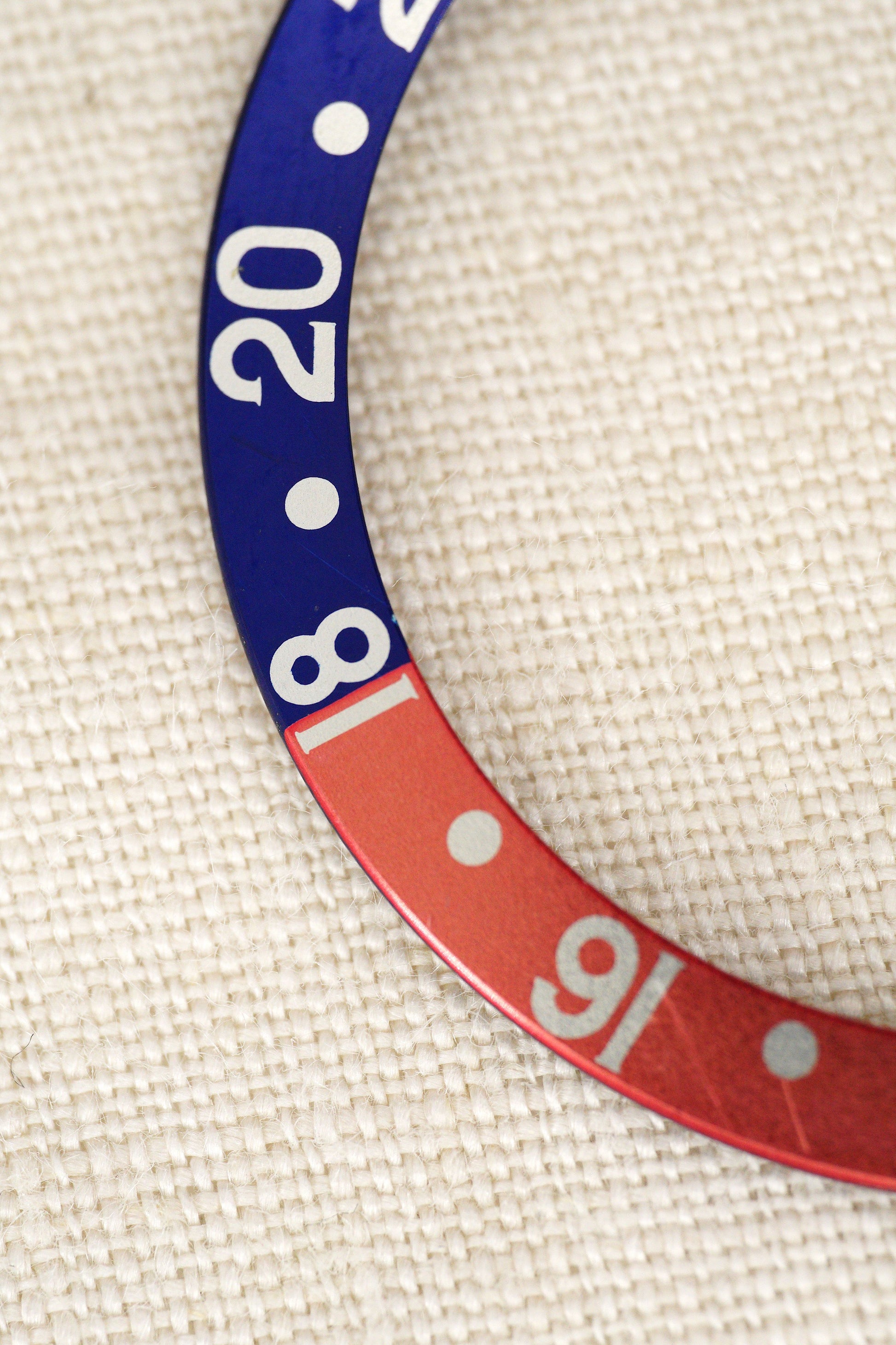 Rolex Fat Font Faded Serif Insert Inlay Bezel Pepsi Version