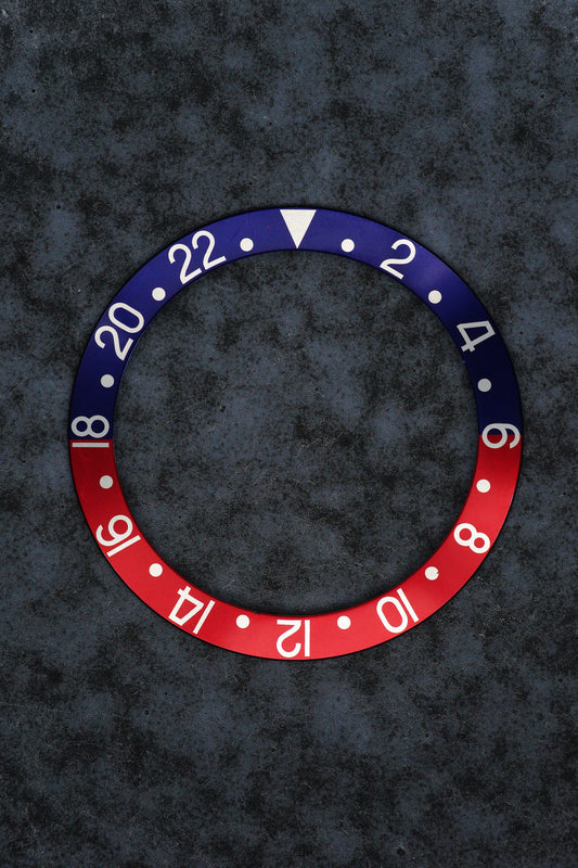 Rolex Blue Back Inlay / Insert rot blau für GMT-Master 1675 | 16750
