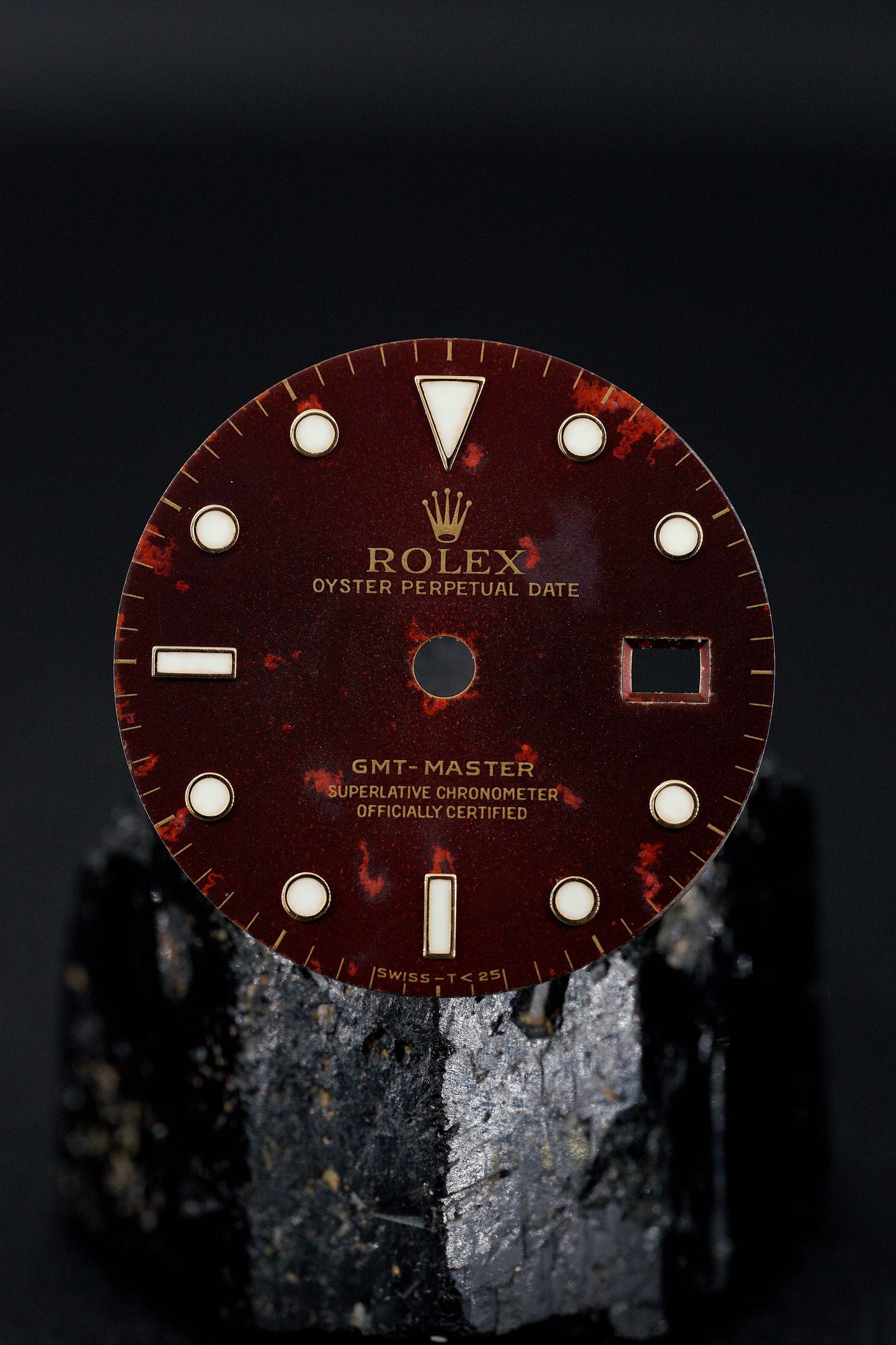 Rolex Extrem Tropical Zifferblatt für GMT-Master "Tiger Eye'' 16758 | 16753 Luminova Marked<T25