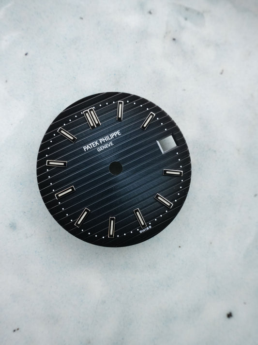 Patek Philippe NOS Zifferblatt Blau für Nautilus 3800 Luminova