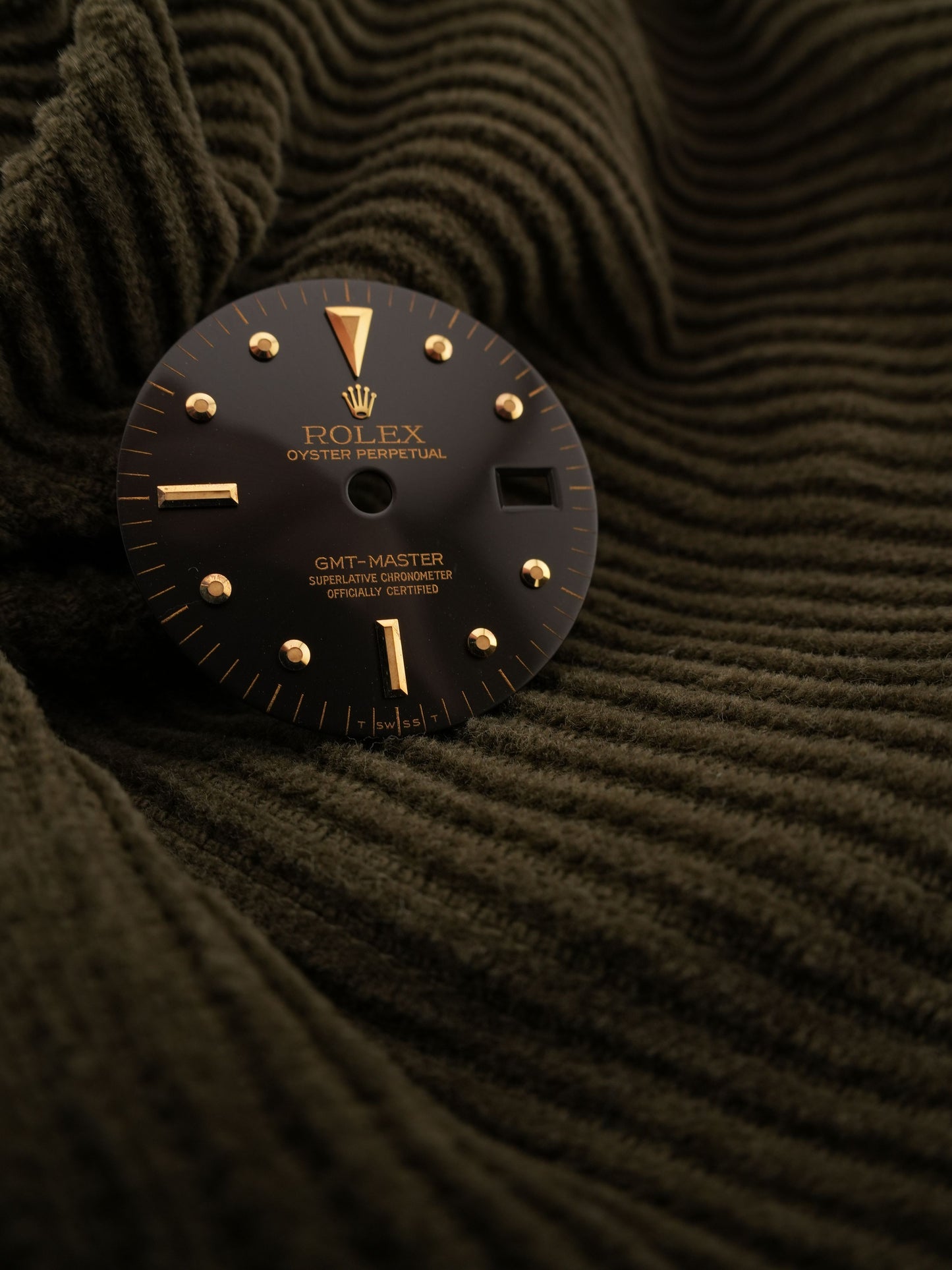 Rolex NOS “Grey Nipple Dial” Dial for GMT-Master Plexi 1675/8 | 1675/3 Tritium