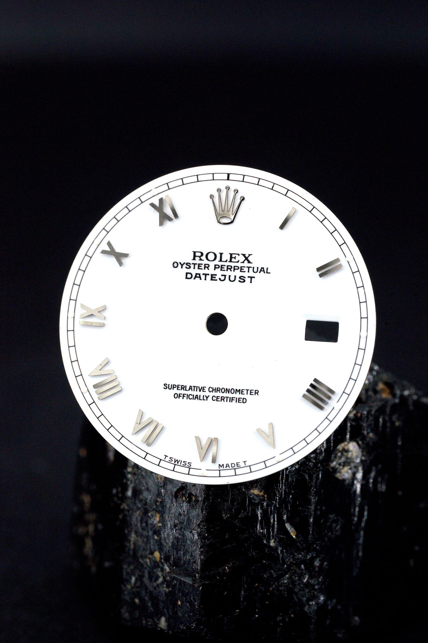 Rolex Dial ,,White Roman'' for OP Datejust 16000 | 16200 | 16014 | 16234 Tritium