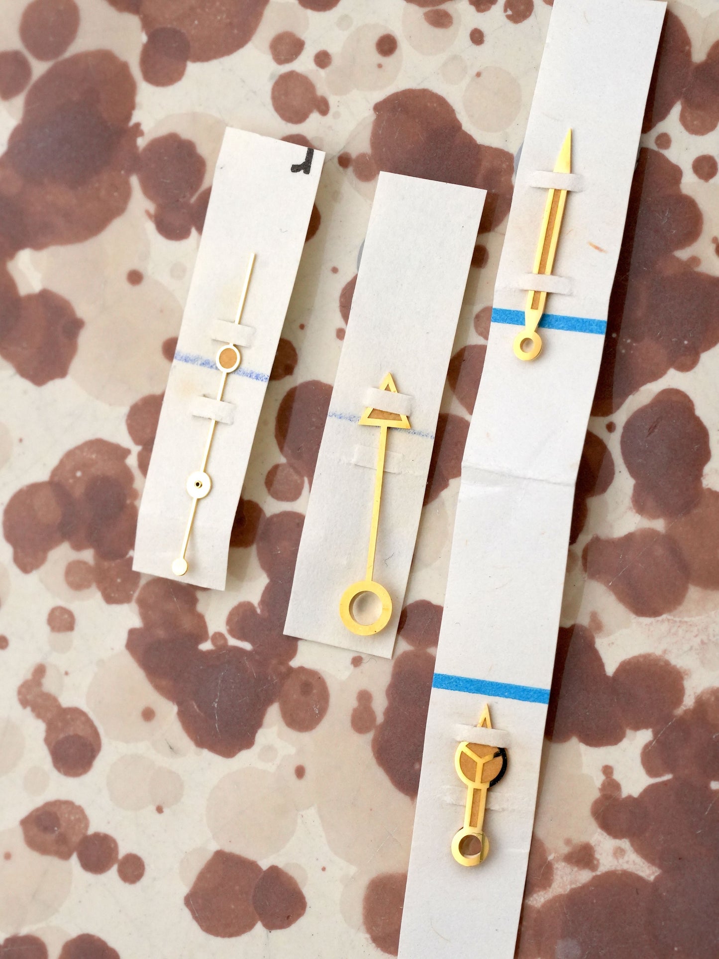 Rolex NOS Zeigersatz Pumpkin Patina für GMT-Master 1675/8 | 1675/3 Tritium