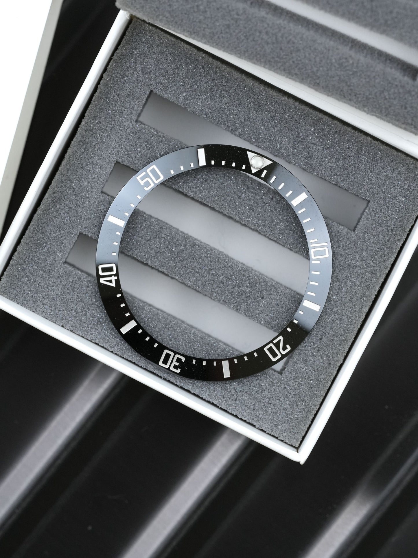 Rolex NOS Insert / Inlay  B315-116600-1-A1 ceramic for Submariner 116610LN | Sea-Dweller 116600 Luminova