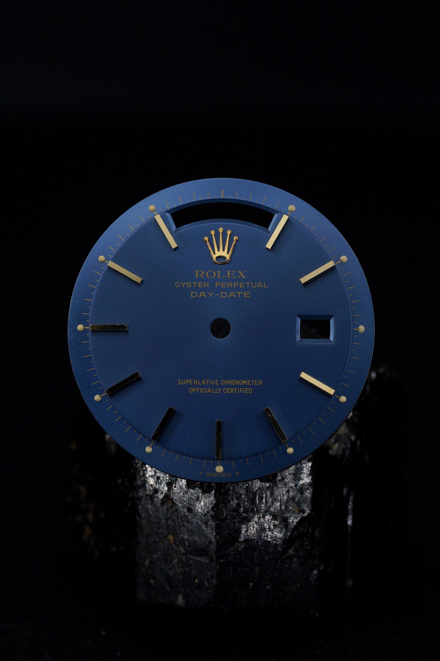 Rolex Zifferblatt Blau für Day-Date 1803 | 1802 Tritium (Blue Stick Dial)