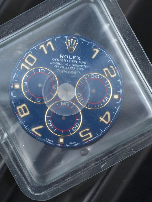 Rolex NOS "Blue Arab" Zifferblatt für Cosmograph Daytona 116528 | 116523 | 116503 | 116508 in Blister