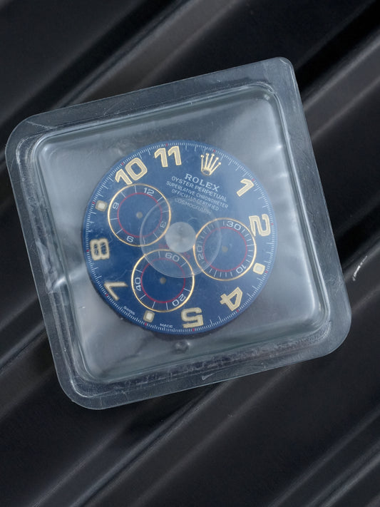 Rolex NOS "Blue Arab" Zifferblatt für Cosmograph Daytona 116528 | 116523 | 116503 | 116508 in Blister