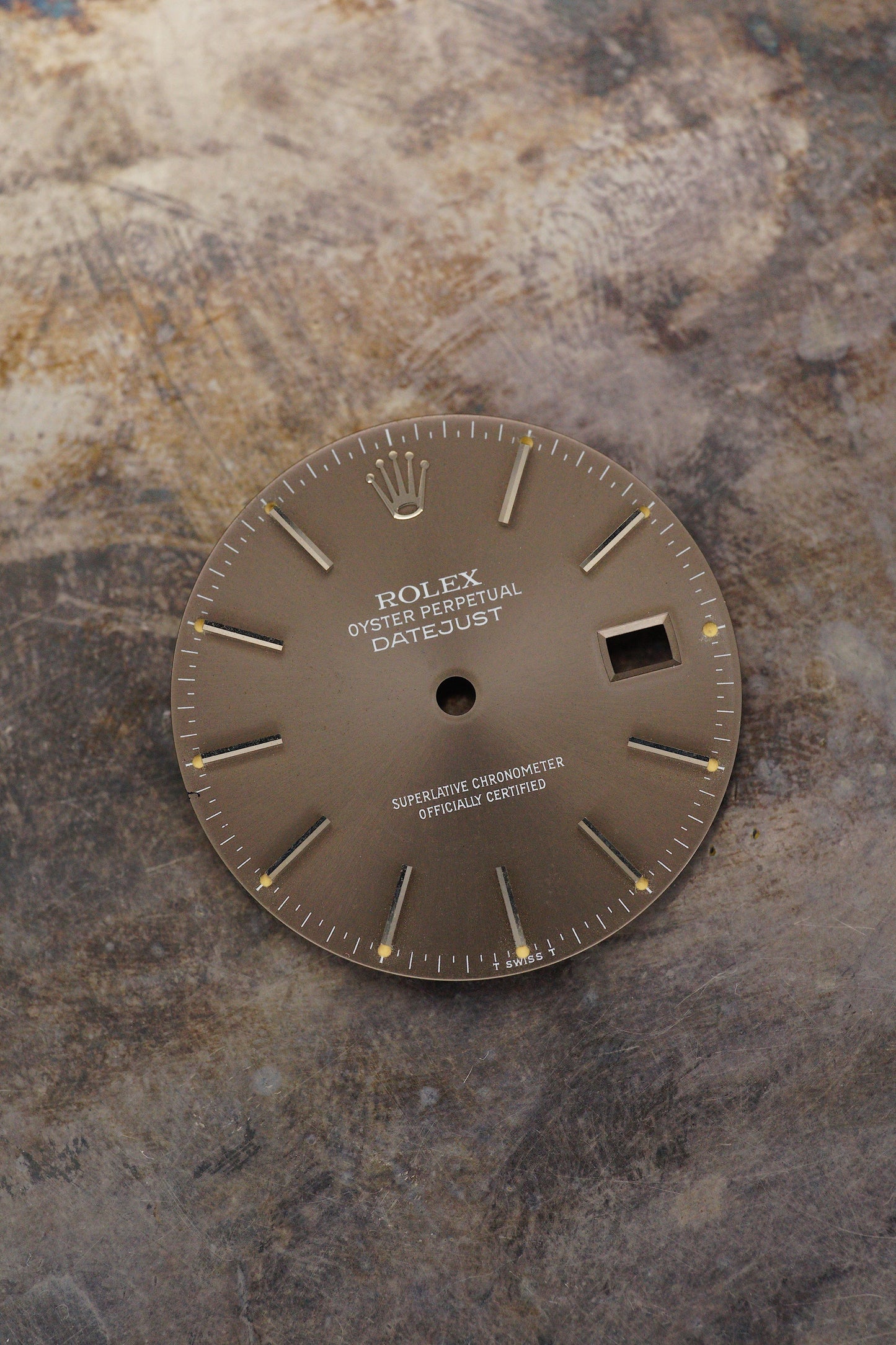 Rolex Taupe Zifferblatt für OP Datejust 36 mm 16234 | 16030 | 16200 Tritium