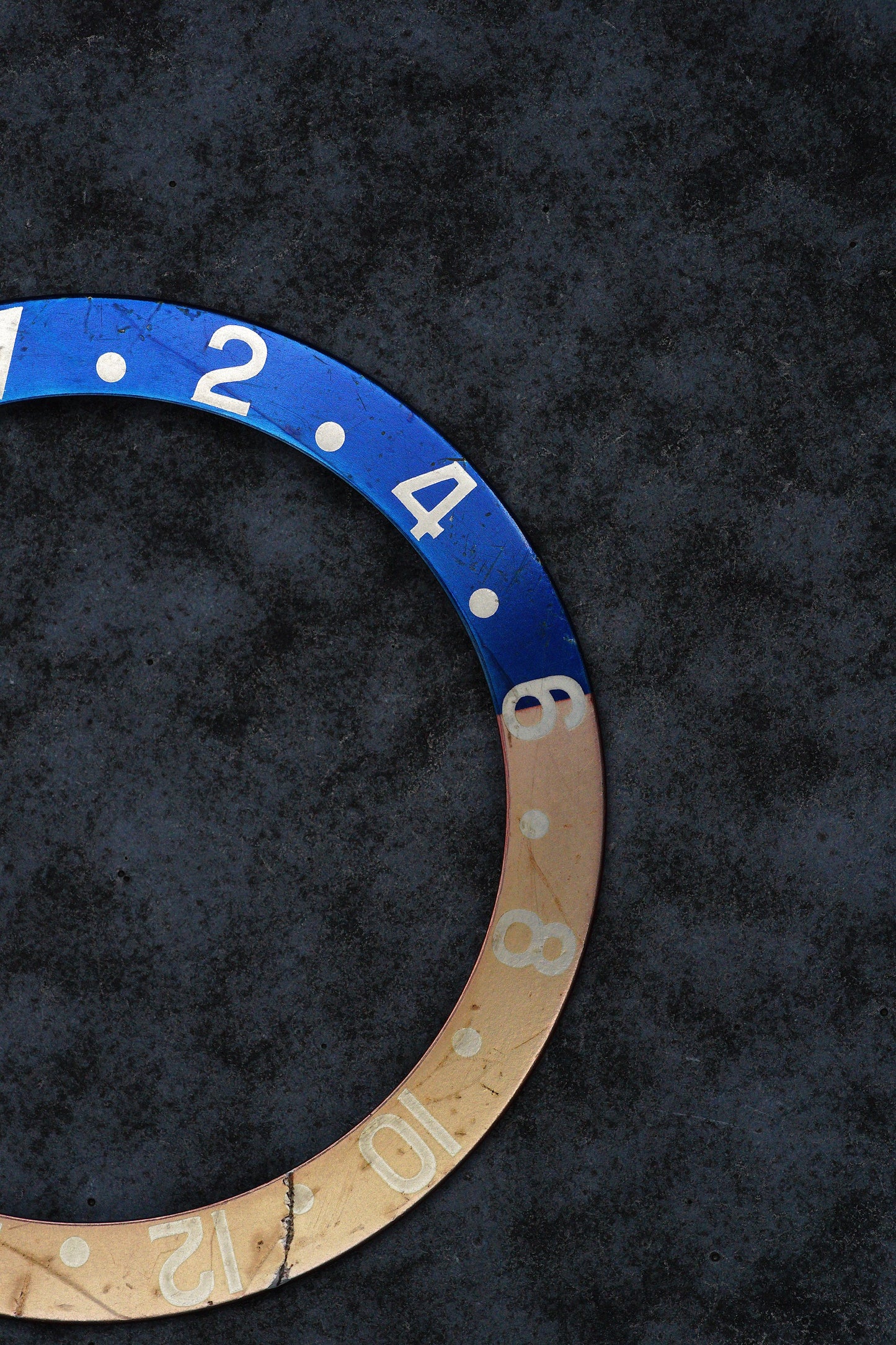 Rolex Blue Back Inlay | Einlage für GMT-Master 1675 | 16750 Fat Font