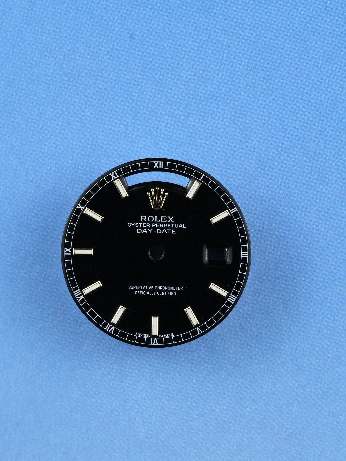 Rolex Zifferblatt schwarz für Day-Date  118238 | 18238 Luminova