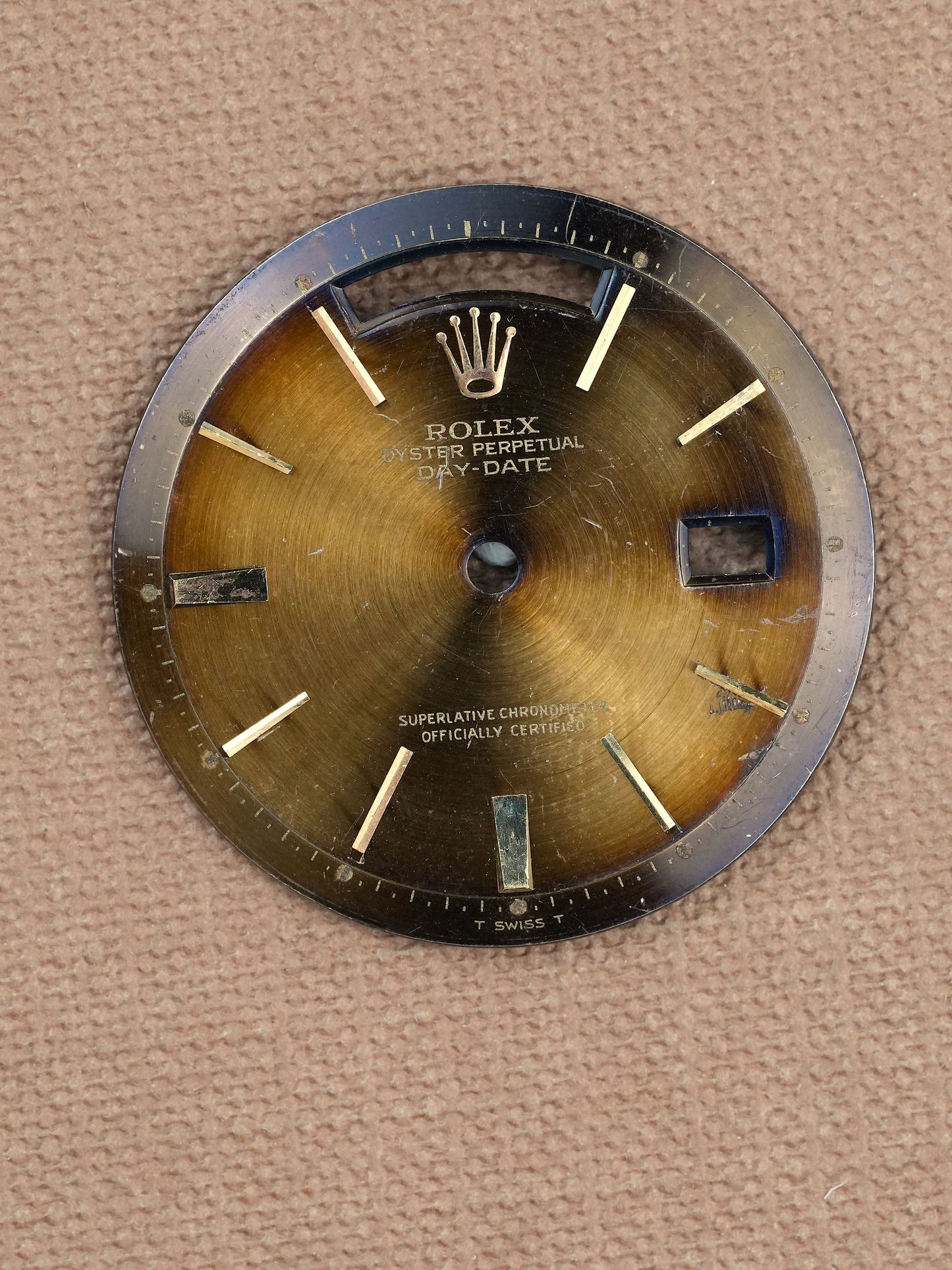 Rolex Brown Tropical Gilt dial for OP Day-Date 1803 | 1802 | 1806 | 1807