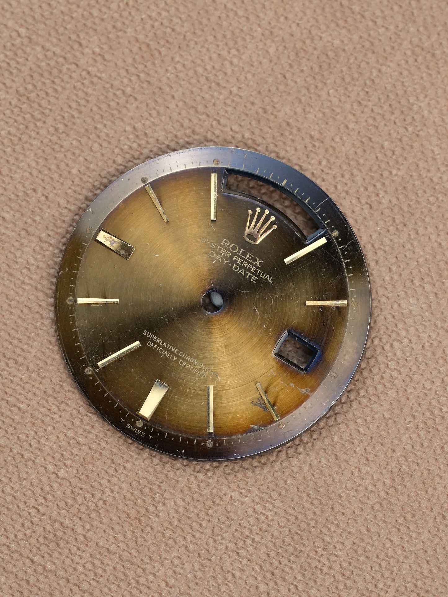 Rolex Brown Tropical Gilt dial for OP Day-Date 1803 | 1802 | 1806 | 1807