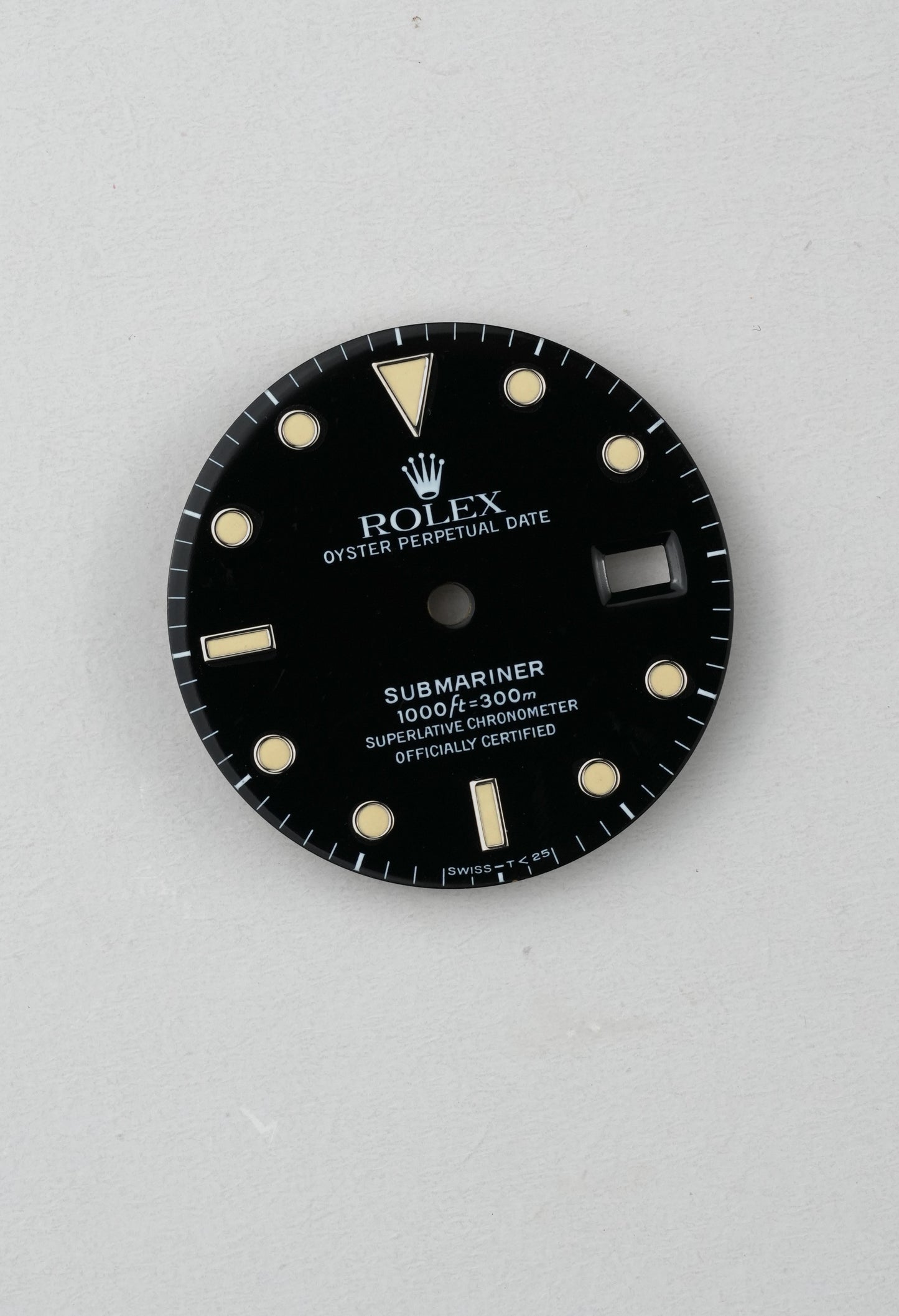 Rolex Zifferblatt ,,Black Dial'' für Submariner 16610 | 16800 | 168000 Tritium Patina