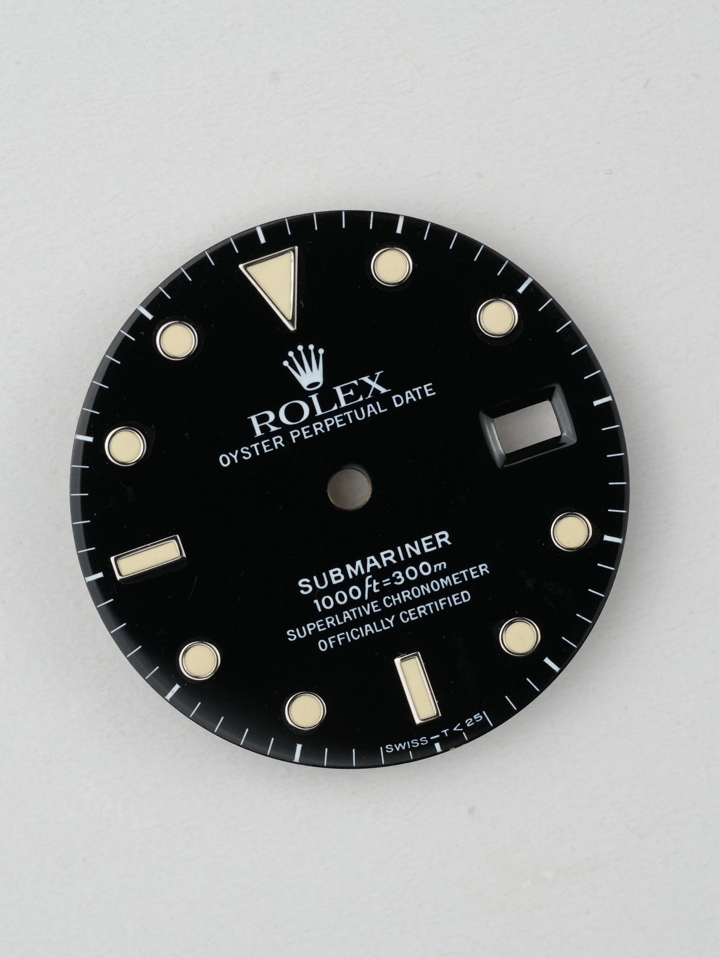 Rolex Zifferblatt ,,Black Dial'' für Submariner 16610 | 16800 | 168000 Tritium Patina