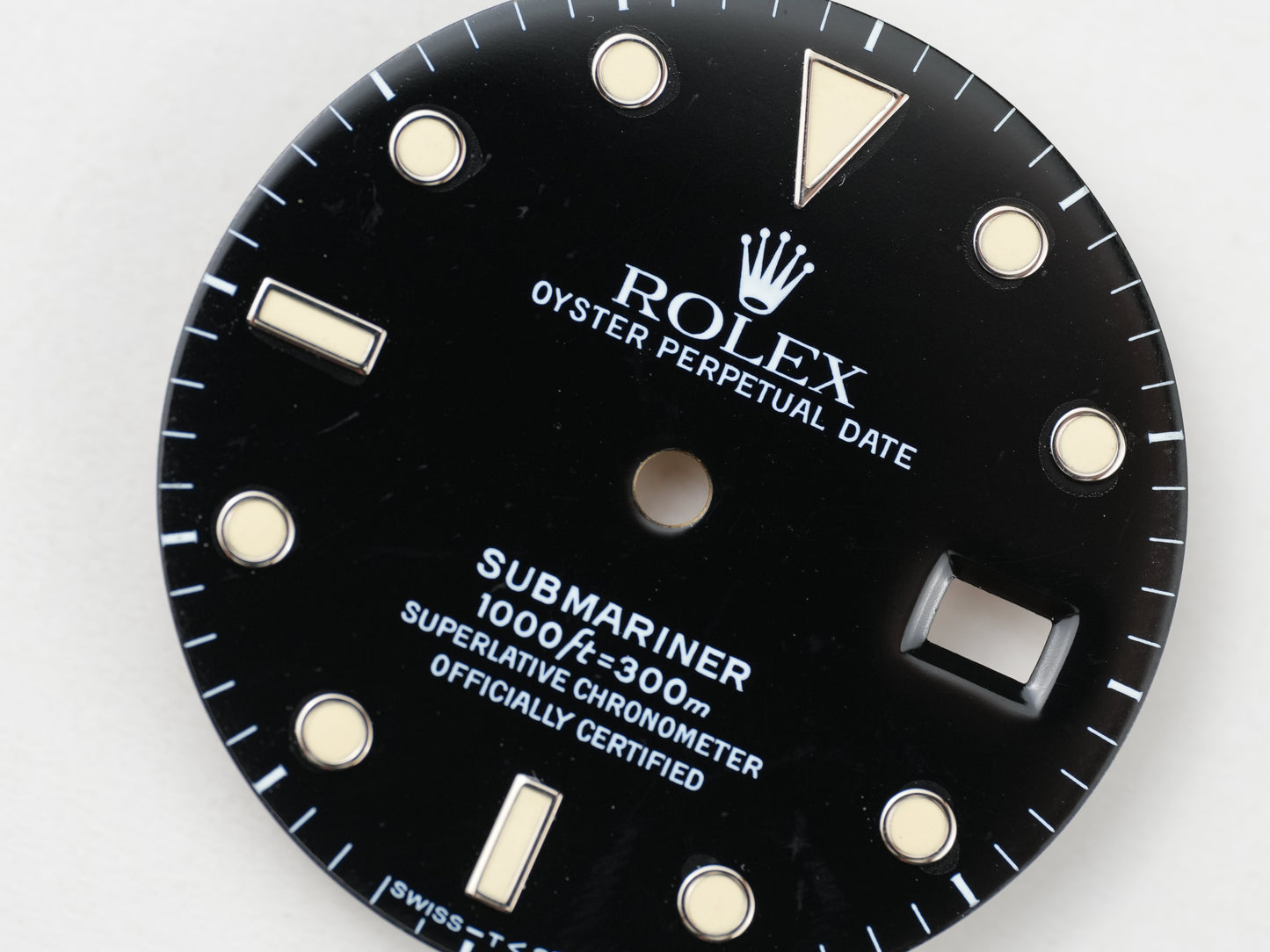 Rolex Zifferblatt ,,Black Dial'' für Submariner 16610 | 16800 | 168000 Tritium Patina