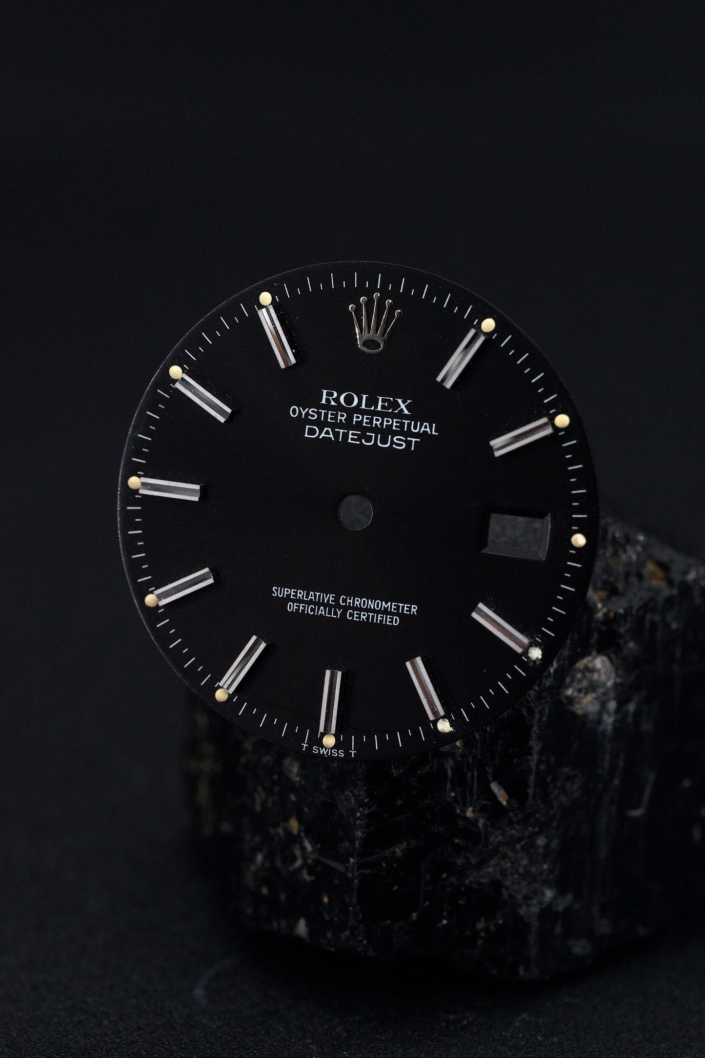 Rolex „Black Dial" Zifferblatt Schwarz für OP Datejust 36 mm 16234 | 16030 | 16200 Tritium