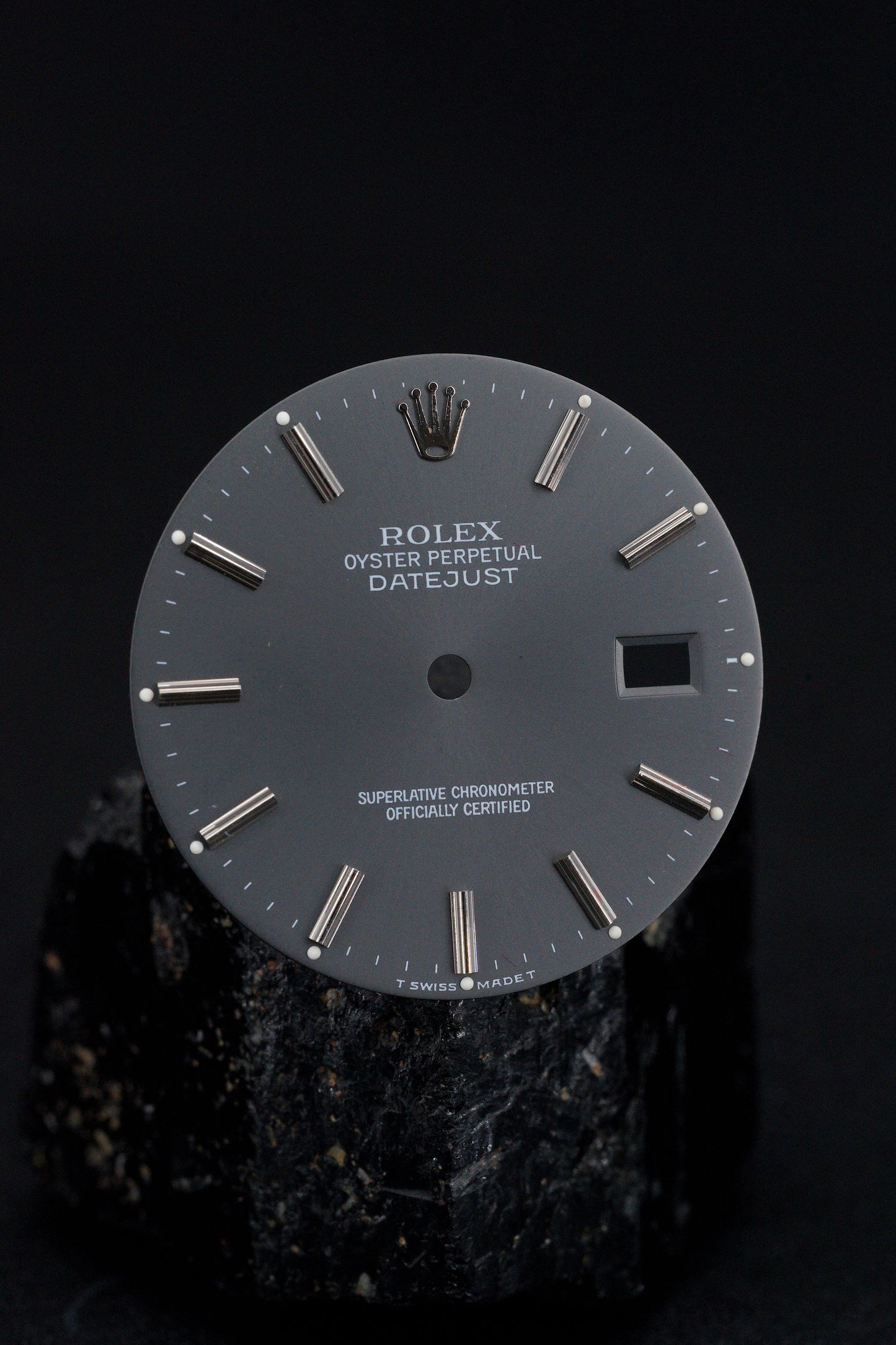 Rolex NOS „Grey Dial" Zifferblatt Grau für OP Datejust 36 mm 16234 | 16030 | 16200 Tritium
