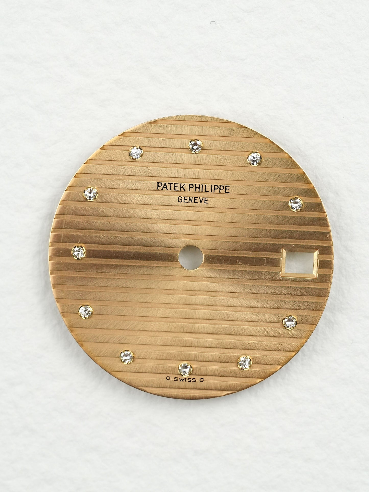 Patek Philippe NOS Sigma diamond dial gold for Nautilus 3800J yellow gold