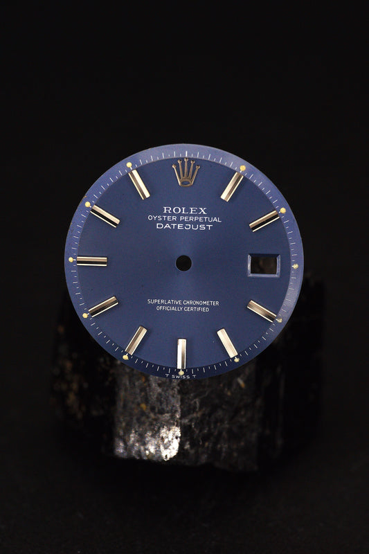 Rolex Dial Blue for Op Datejust 36 mm 1600 | 1601 | 1603 Tritium