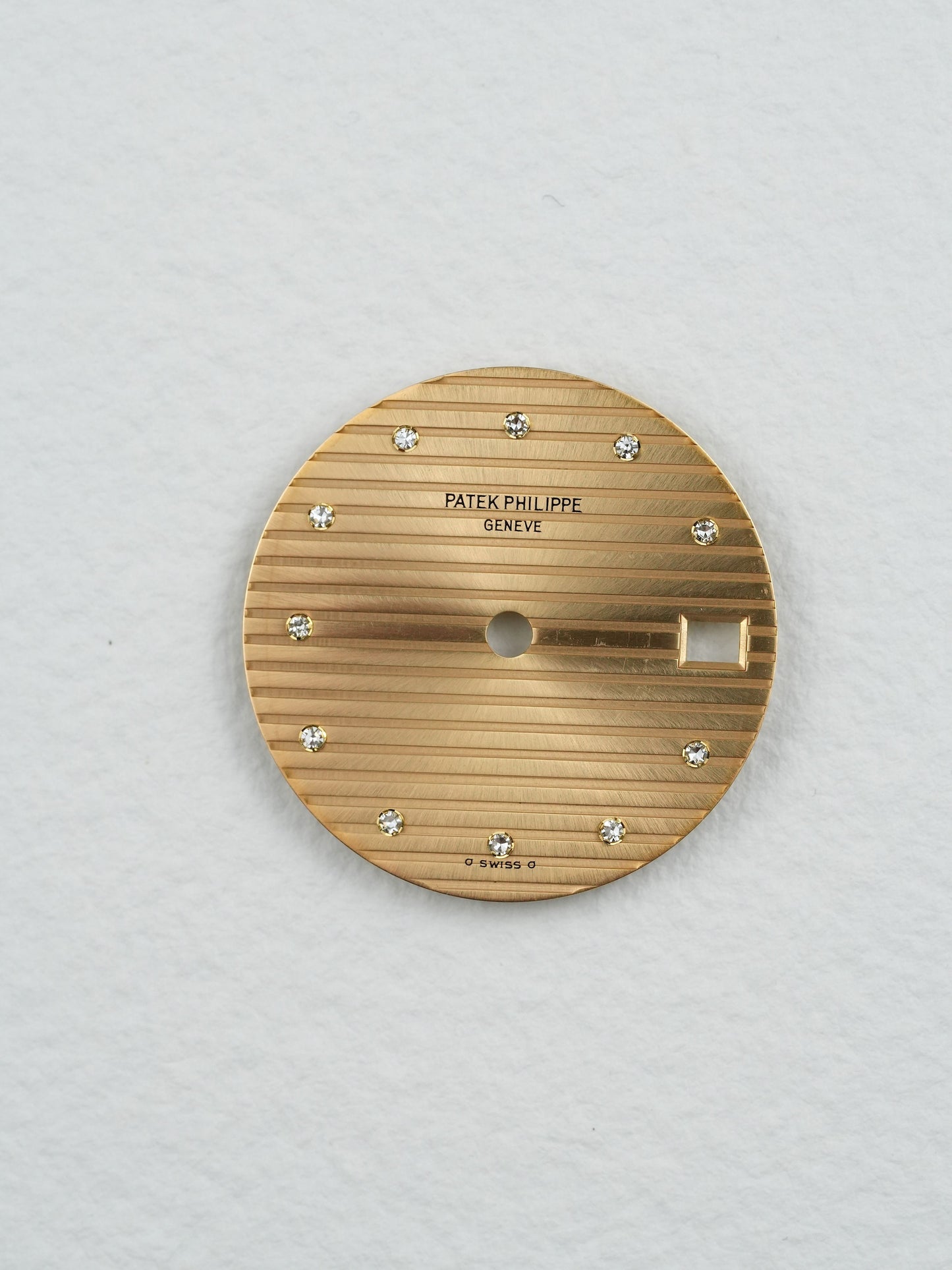 Patek Philippe NOS Sigma diamond dial gold for Nautilus 3800J yellow gold