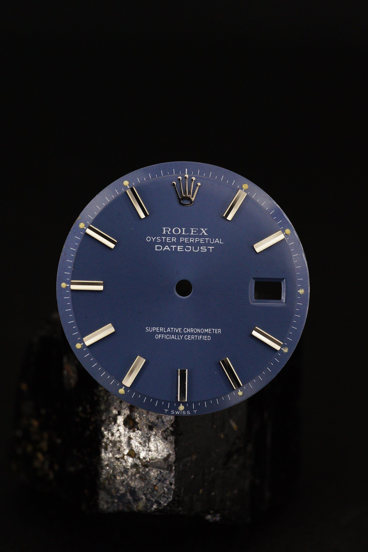 Rolex Dial Blue for Op Datejust 36 mm 1600 | 1601 | 1603 Tritium