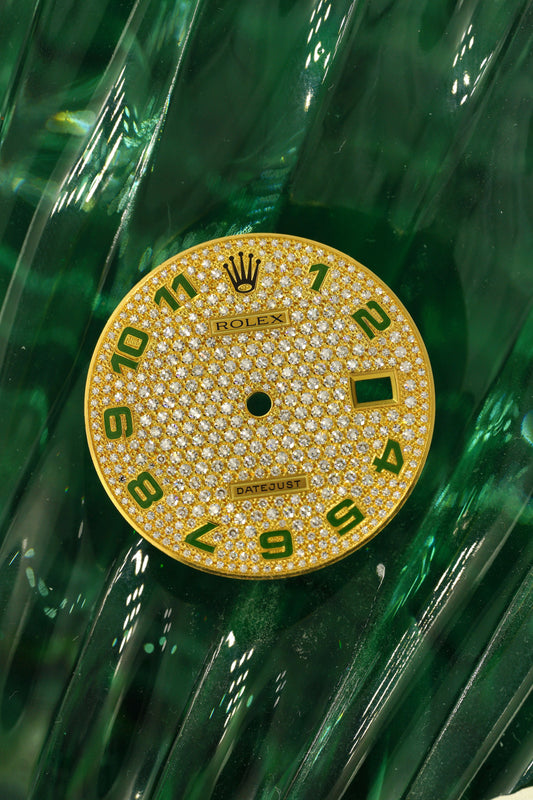 Rolex Pave Diamant Zifferblatt für OP Datejust 36 mm 116108 | 116188 | 116138 | 116238 cal. 3135