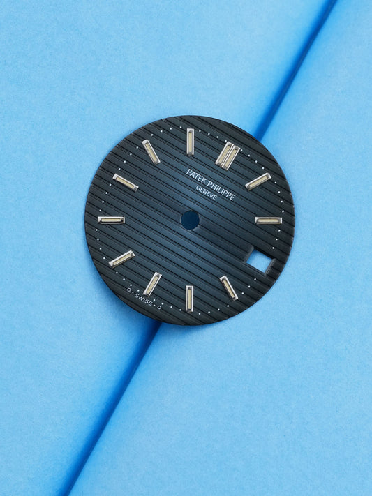 Patek Philipp sigma Zifferblatt blau ,,Blue Dial'' für Nautilus 3800 stahl & Platin Tritium