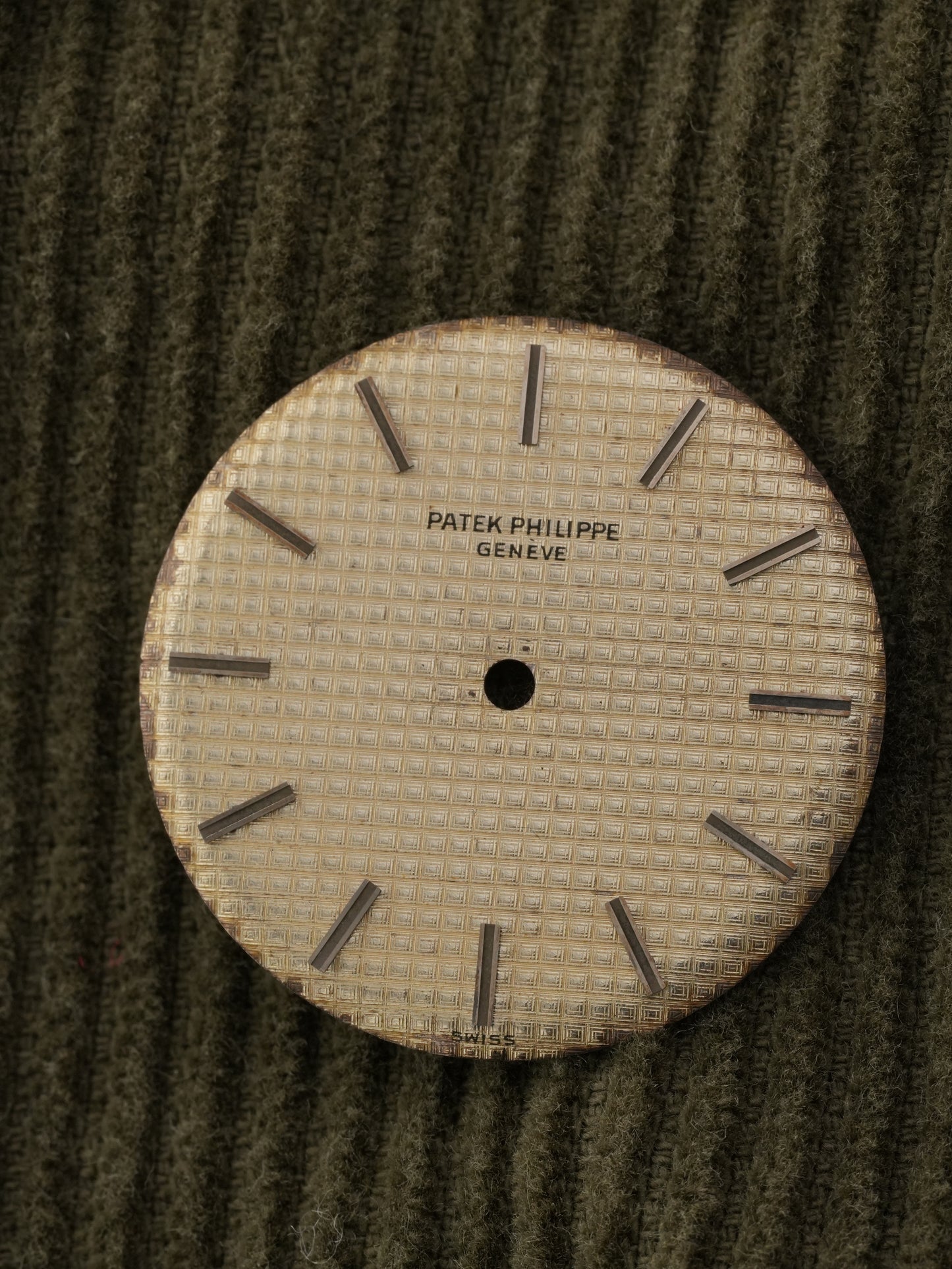 Patek Philippe dial 18kt for Calatrava 3569 yellow gold RARE