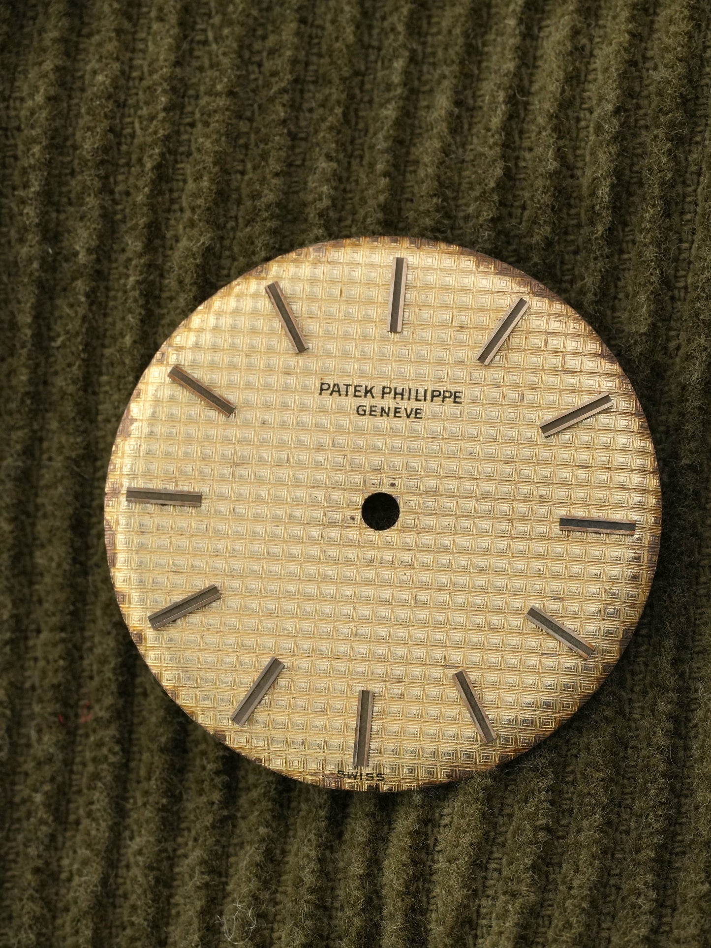 Patek Philippe dial 18kt for Calatrava 3569 yellow gold RARE