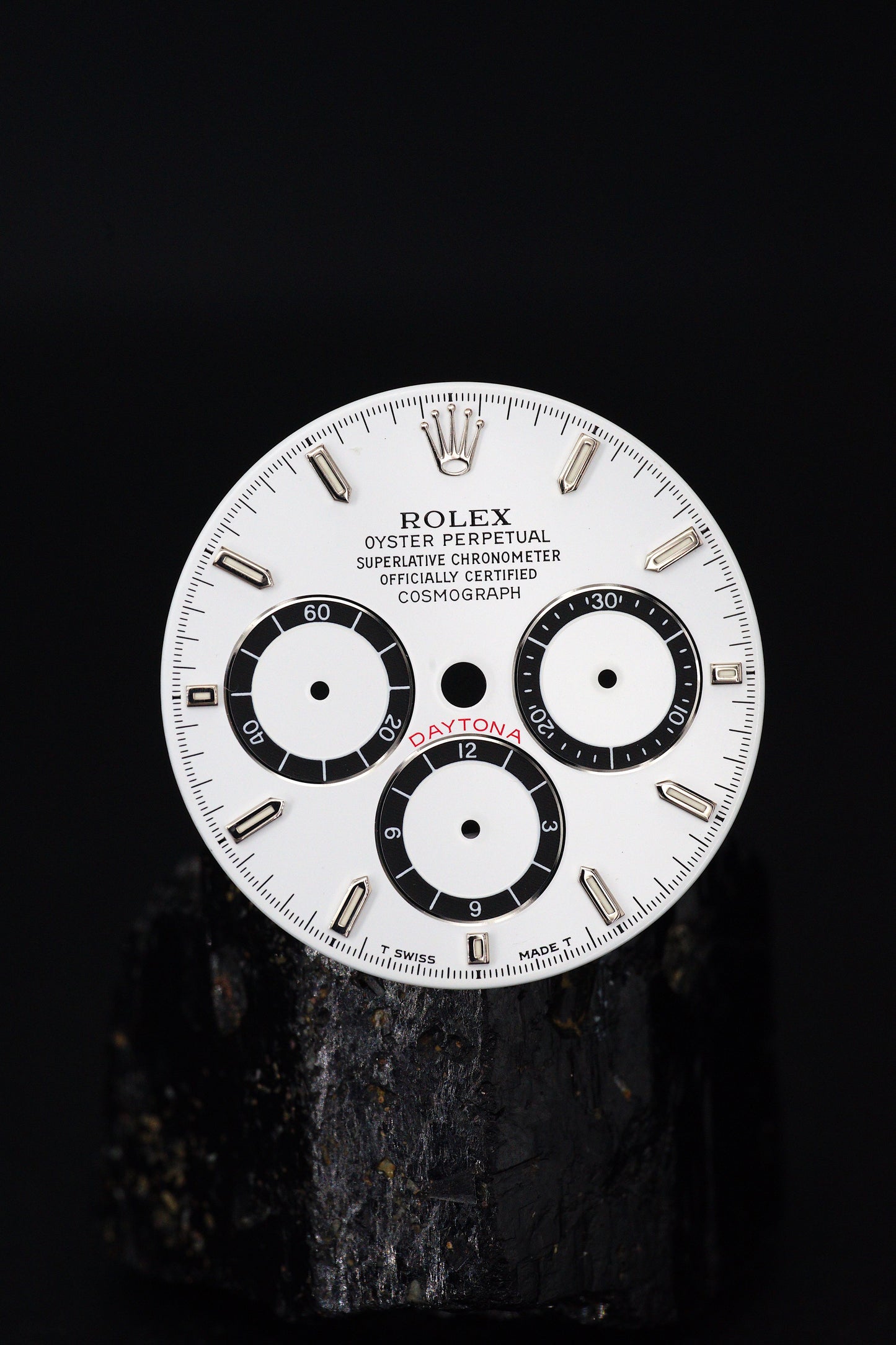 Rolex dial for Zenith Cosmograph Daytona 16520 Tritium "Inverted 6"