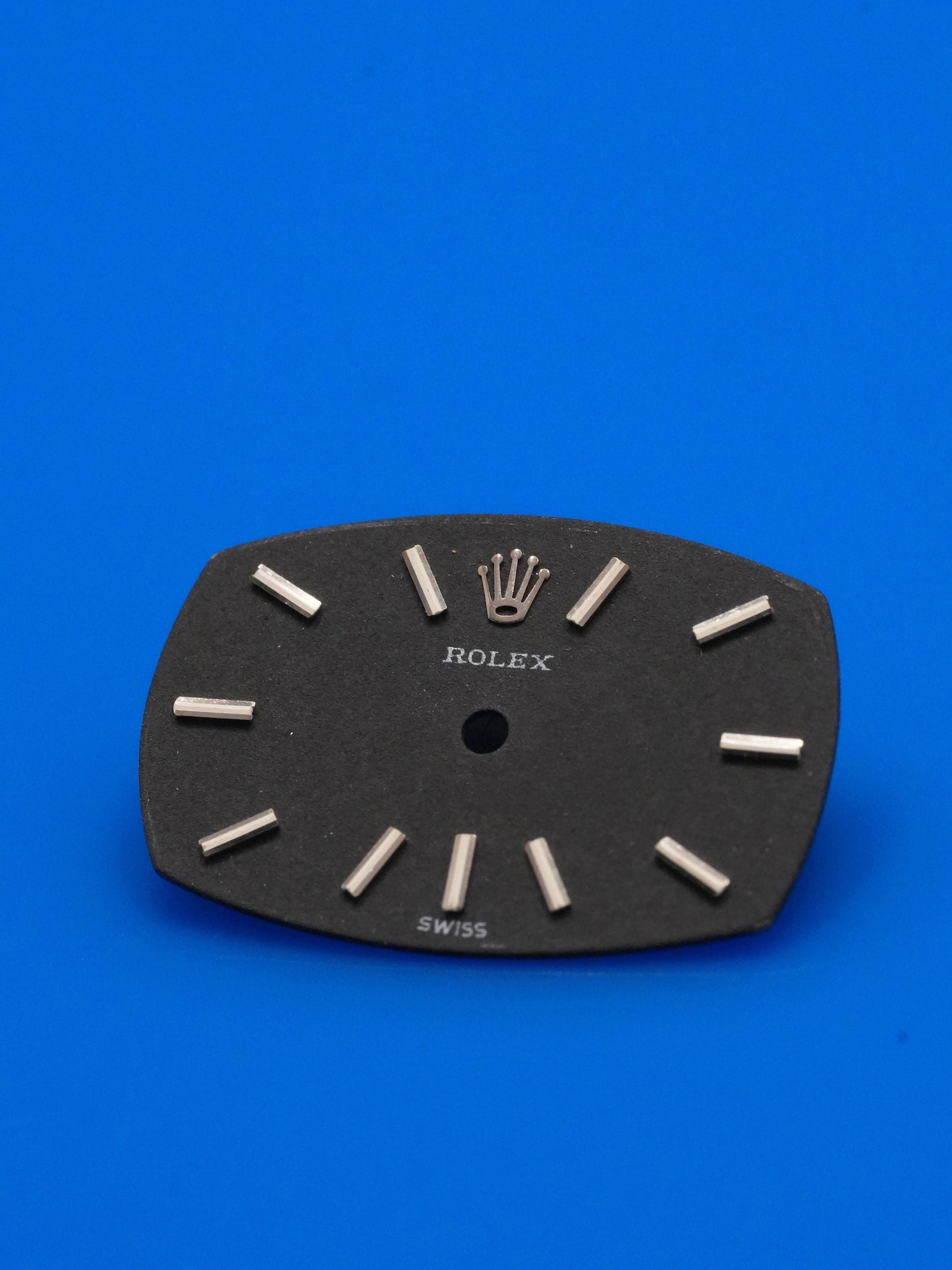 Rolex matte black dial oval