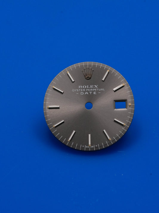 Rolex Zifferblatt Grau "Grey Dial'' für Lady Oyster Perpetual Date 6517 - absolut perfekter Zustand