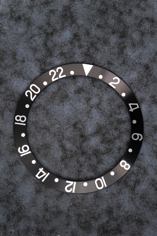 Rolex NOS Seriph Inlay | Insert | Einlage schwarz für GMT 1675 | 16750