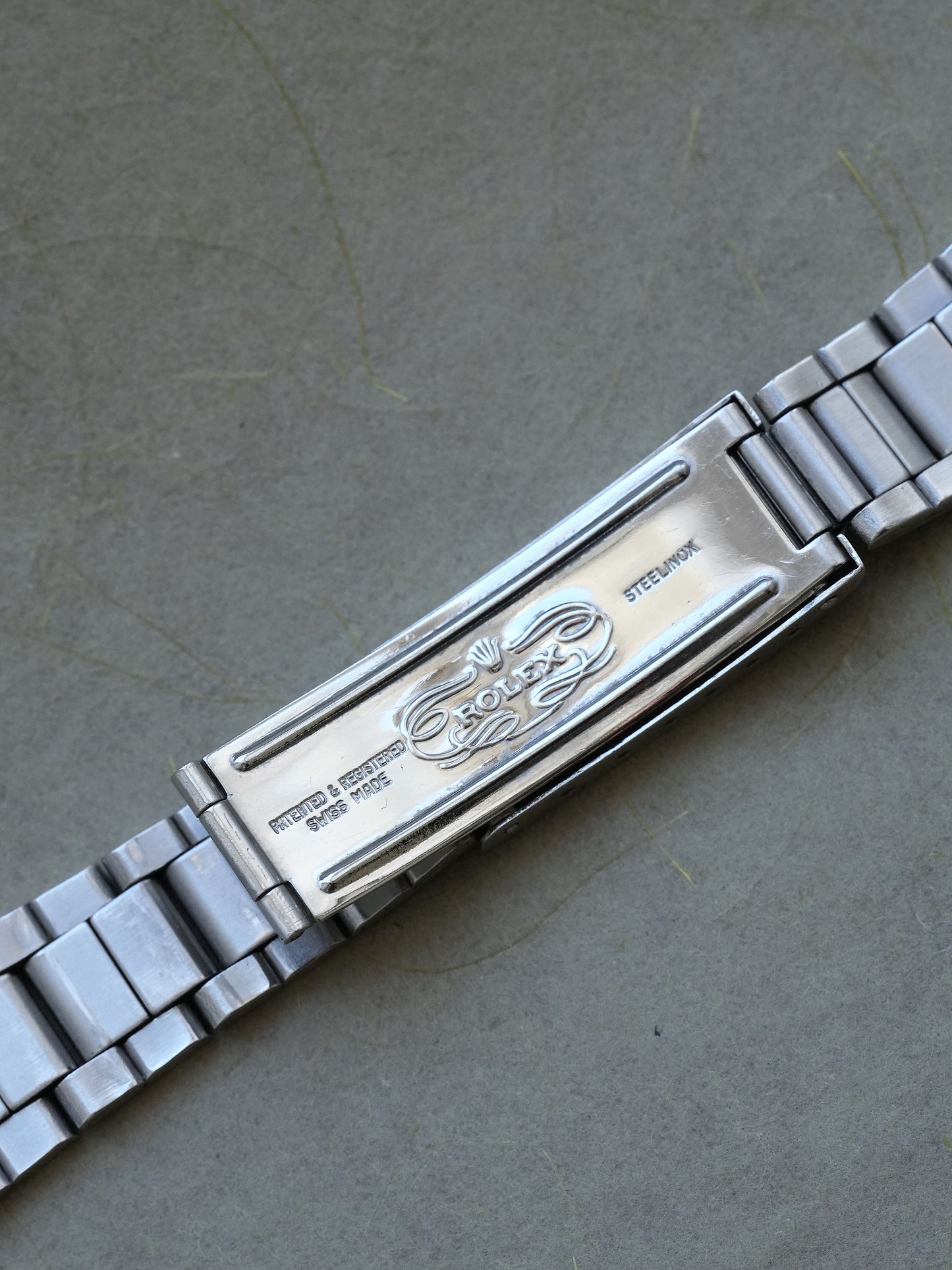 Rolex Oyster folding bracelet “folded” steel 7838/19 with 371 endlinks for Daytona 6240 | 6263 | 6265