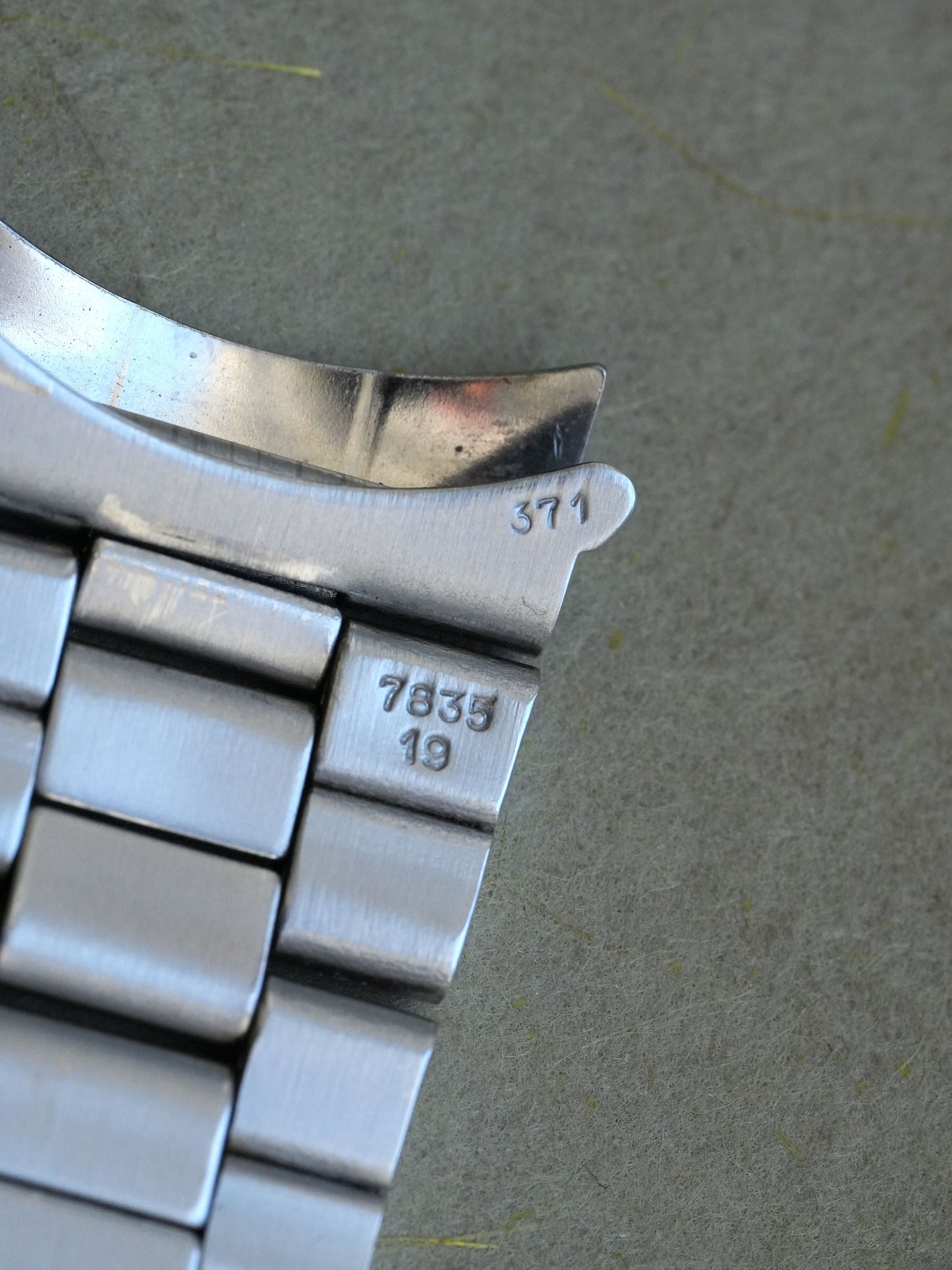 Rolex Oyster folding bracelet “folded” steel 7838/19 with 371 endlinks for Daytona 6240 | 6263 | 6265