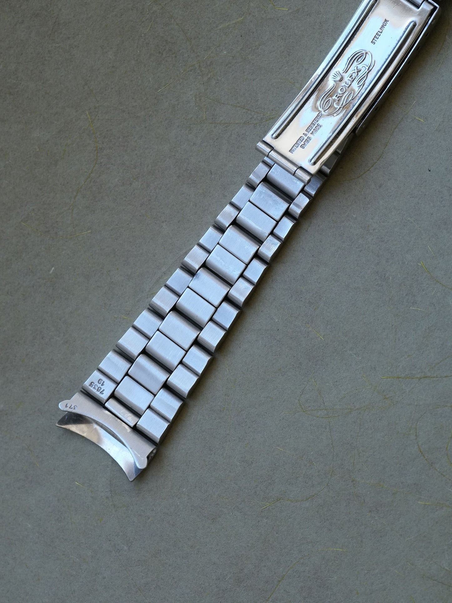 Rolex Oyster folding bracelet “folded” steel 7838/19 with 371 endlinks for Daytona 6240 | 6263 | 6265