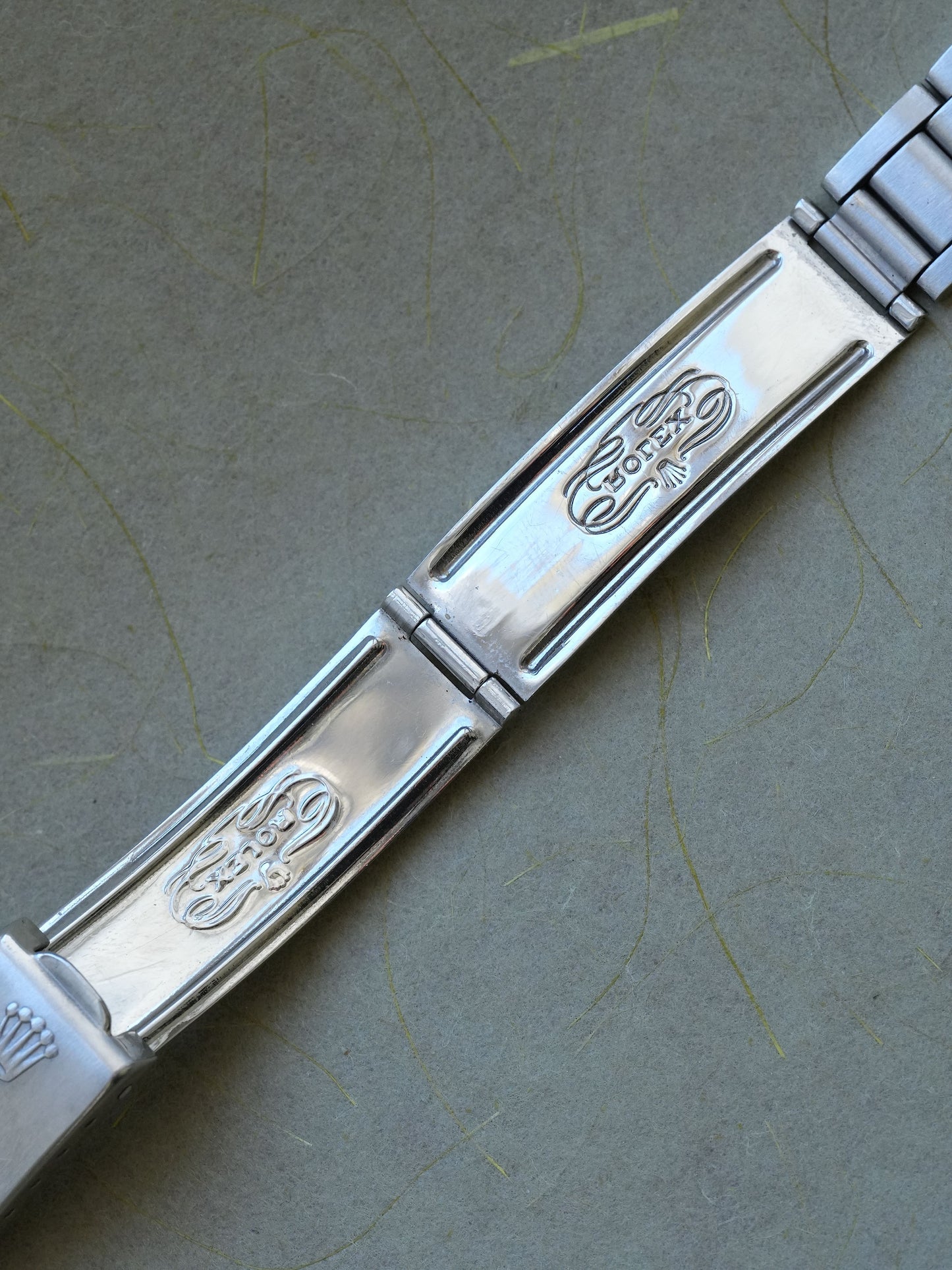 Rolex Oyster folding bracelet “folded” steel 7838/19 with 371 endlinks for Daytona 6240 | 6263 | 6265
