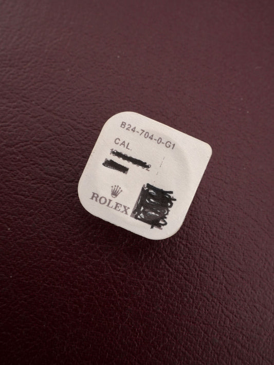 Rolex NOS Krone Stahl B24-704-0-G1 für GMT Submariner & Daytona 126610 | 126720 | 116520 | 116500 | 116610 | 14060 | 126710 und andere | Nagelneu in Blister