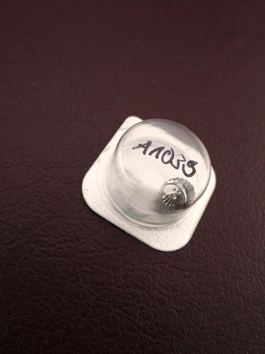 Rolex NOS Krone Stahl B24-704-0-G1 für GMT Submariner & Daytona 126610 | 126720 | 116520 | 116500 | 116610 | 14060 | 126710 und andere | Nagelneu in Blister