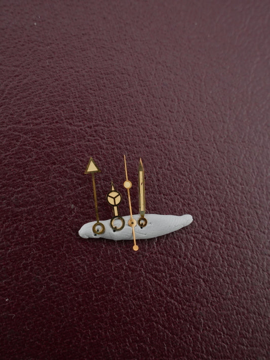 Rolex Hand Set for GMT-Master Models 16753 | 16758 | 16713 | 16718 Tritium Pumpkin Patina