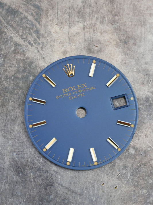 Rolex Lady Datejust 26 mm Zifferblatt blau für 6917 | 69178 | 69173 | 79173 | 79178 Tritium