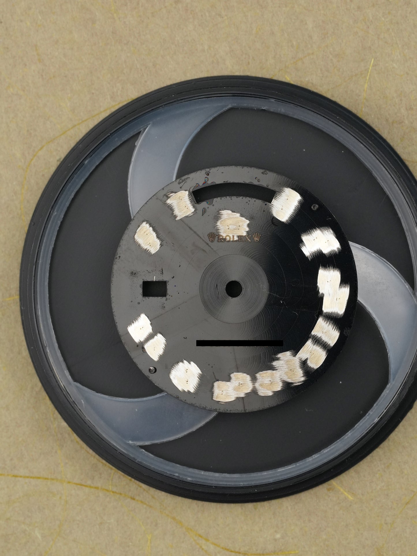 Rolex “Pyramid” black dial for Day-Date 36 mm 18238 | 18038 | 118238