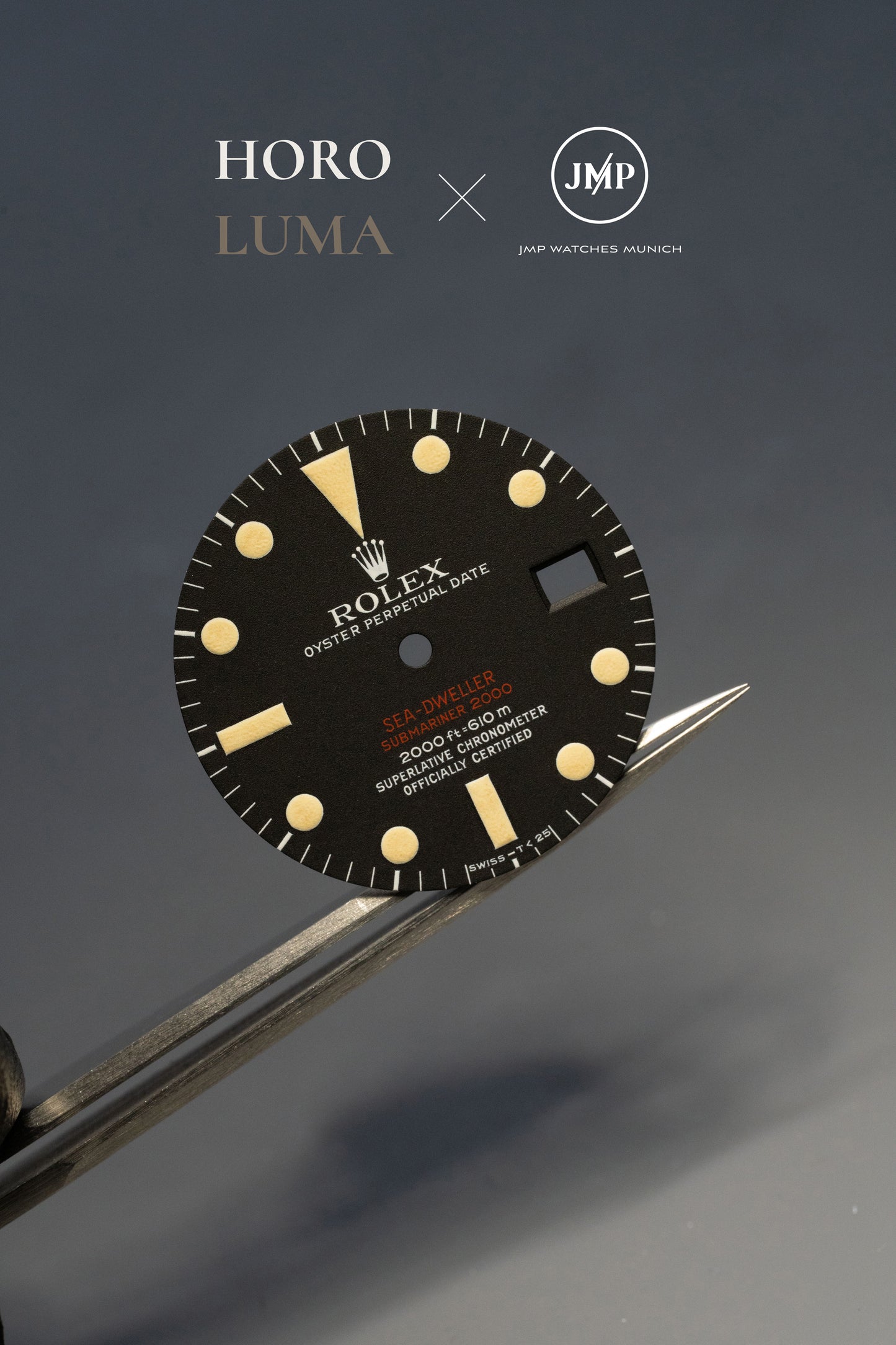 Rolex "Matte Double Red MKIII | MK3 Dial" for Sea-Dweller 1665 - RELUMED BY HOROLUMA