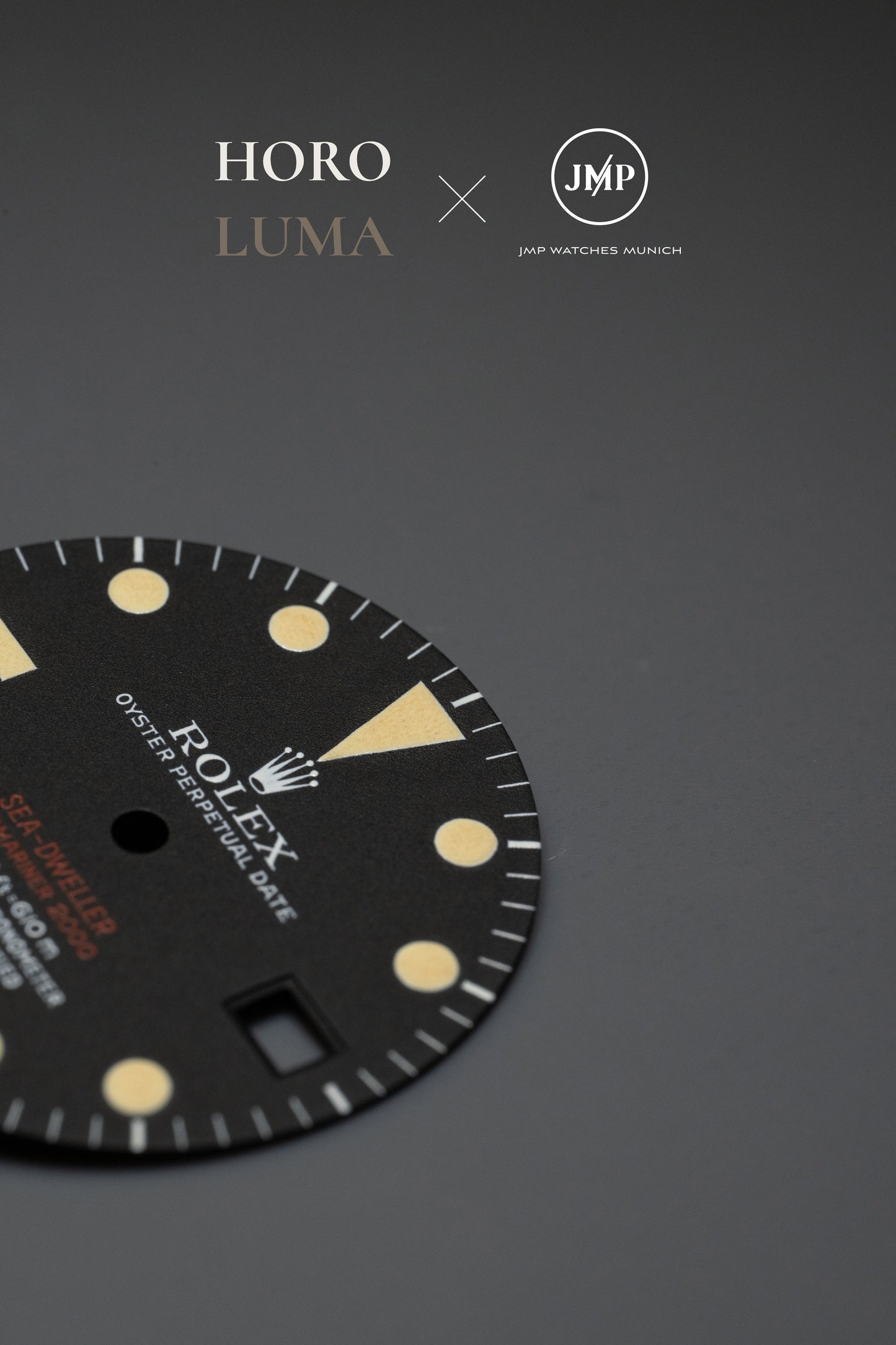 Rolex "Matte Double Red MKIII | MK3 Dial" for Sea-Dweller 1665 - RELUMED BY HOROLUMA